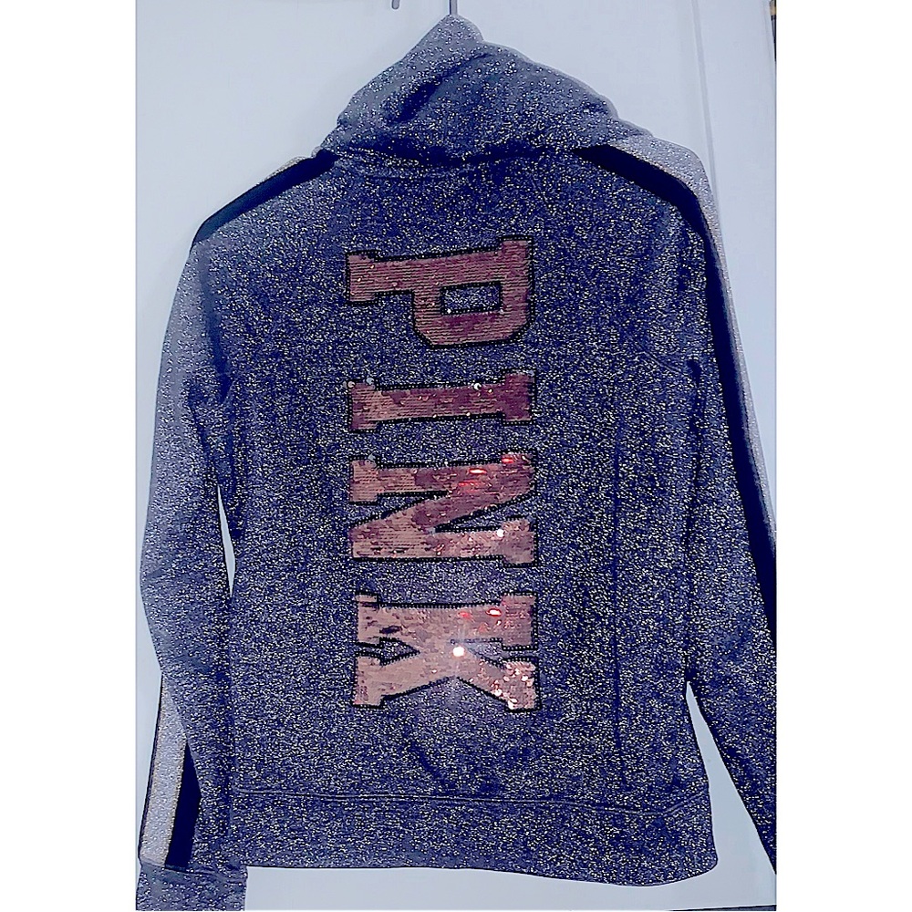 VS Pink Sequin Sweater